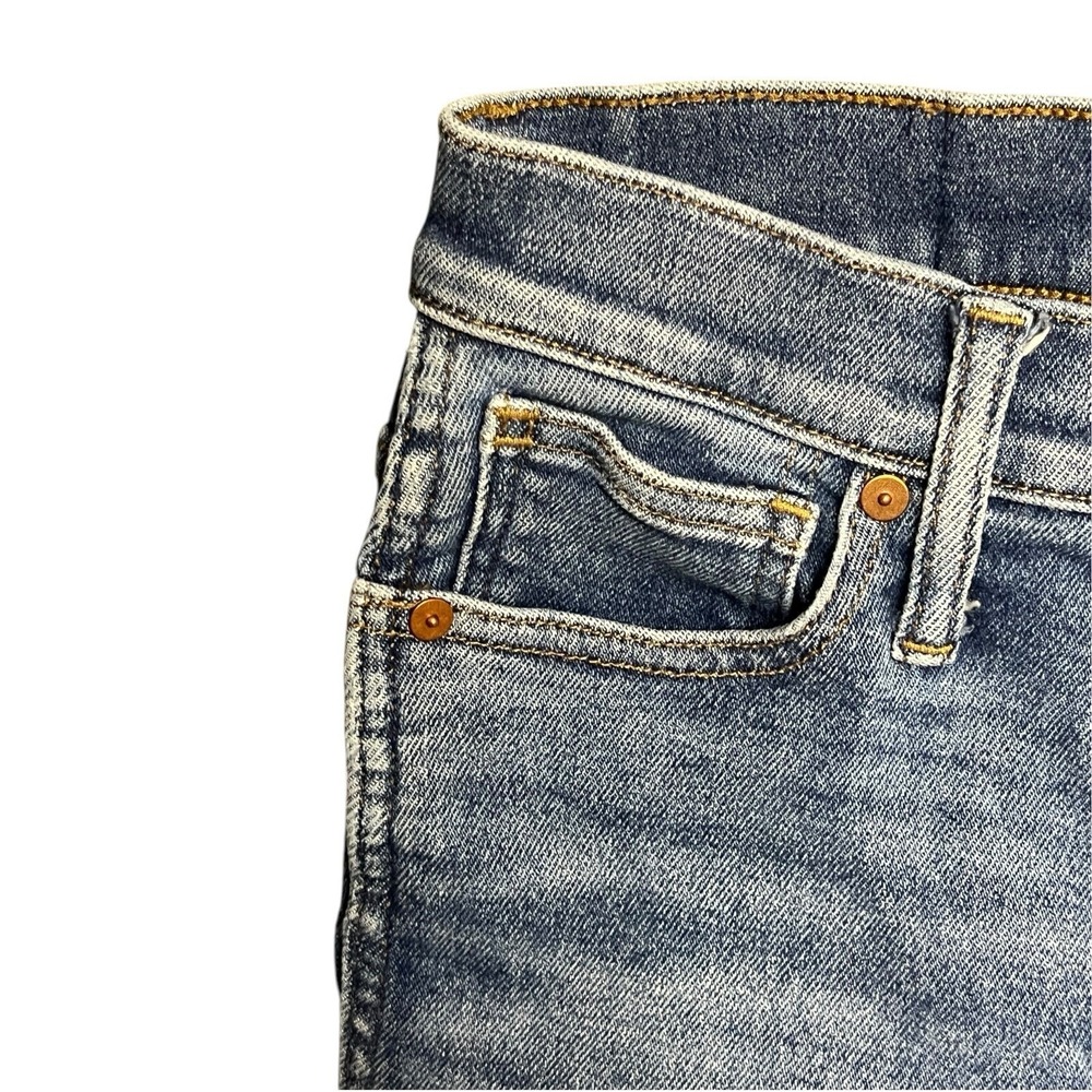Madewell Jeans Woman 25P Cordova Wash 10" High Rise Skinny Button Fly Blue Denim - Picture 4 of 14
